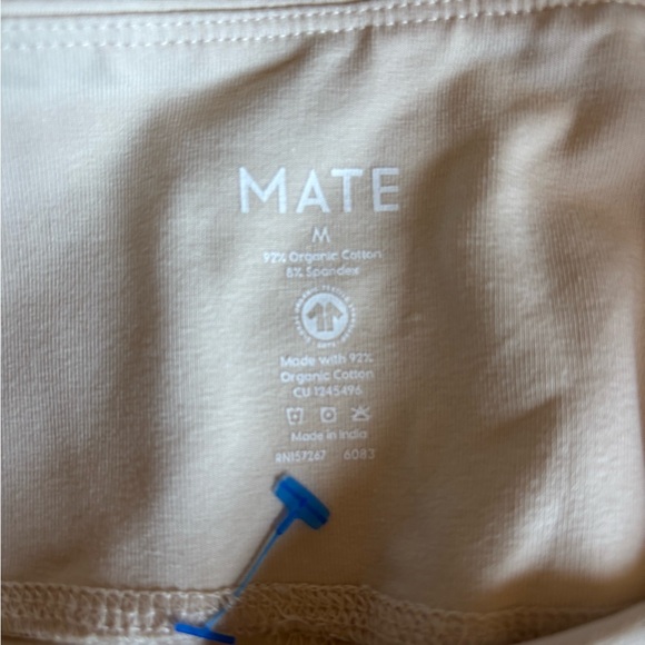 Mate Organic Cotton biker shorts size M Bone color - Picture 2 of 4